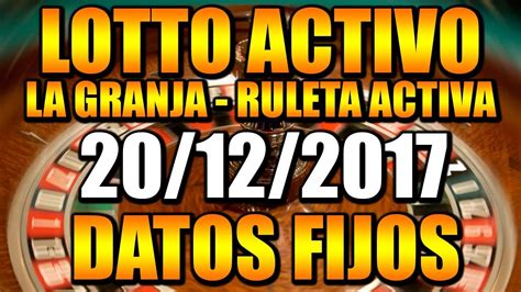 datos para lotto activo